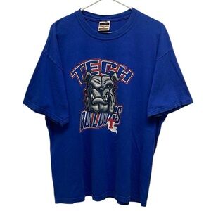 Vintage 90s Louisiana Tech University Bulldogs T Shirt Size XL